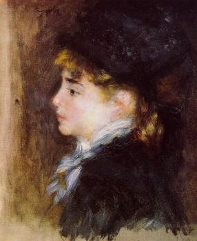 Pierre Auguste Renoir : Portrait of Margot, Portrait of a Model